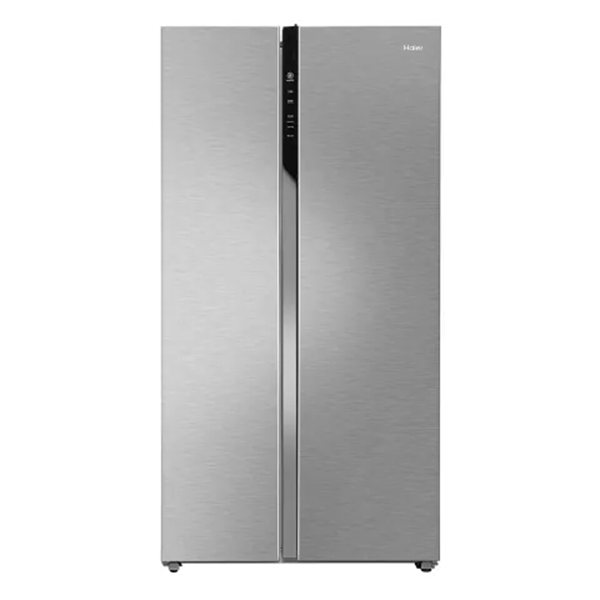 Buy Haier 602 L HRS-682SSU1 Shiny Steel Side By Side Frost Free Refrigerator - Vasanth & Co